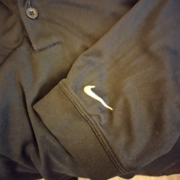 Nike Golf XL long-sleeved Dri-Fit Polo - Blk - Picture 3 of 3
